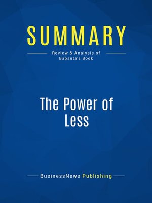 Summary - ebook